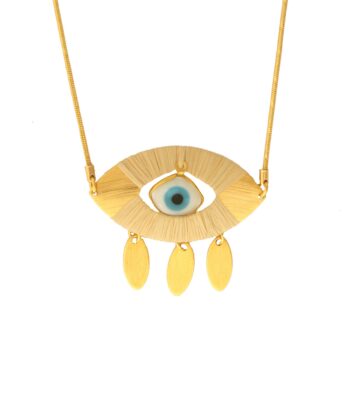 Collar Ojo Griego Blanco