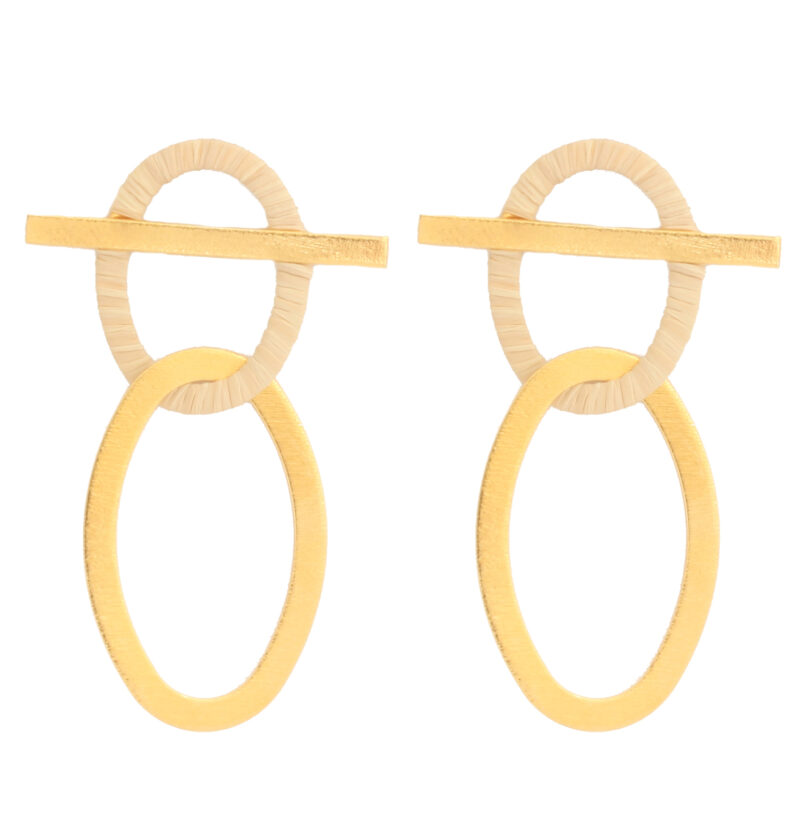 Aretes laterra medianos circulares