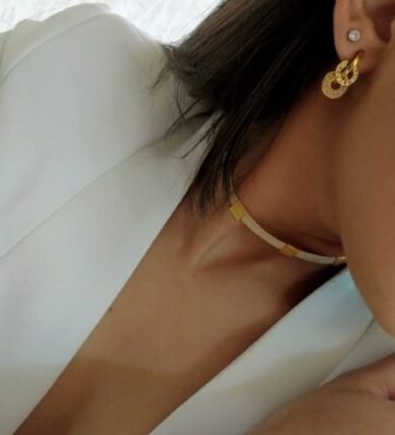 Gargantilla Laterra de Fibra Classic